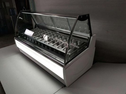 Explosion Proof 24 Plates Ice Cream Showcase Freezer