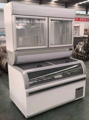 Frozen Foods Sliding Door Restaurants Commercial Display Freezer